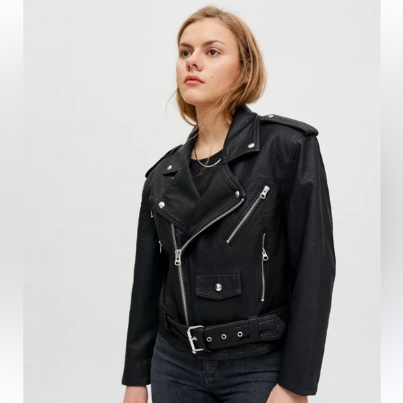 pistola Jackets & Blazers - Pistola Tracy Faux Leather Moto Jacket